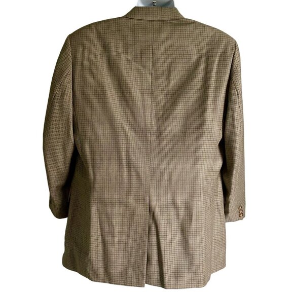 Alexander Julian Classics Sportscoat Blazer Wool Houndstooth Pattern Men's 44L - Picture 12 of 14